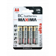 Alkalická mikrotužková 1,5V batéria BC MAXIMA LR6/4BP Alkalická mikrotužková 1,5V batéria BC MAXIMA LR6/4BP