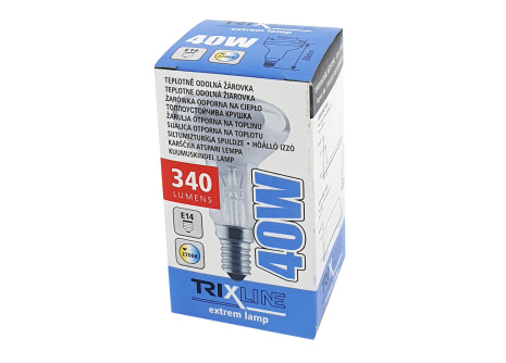 Špeciálna žiarovka BC R50 40W E14 teplá biela