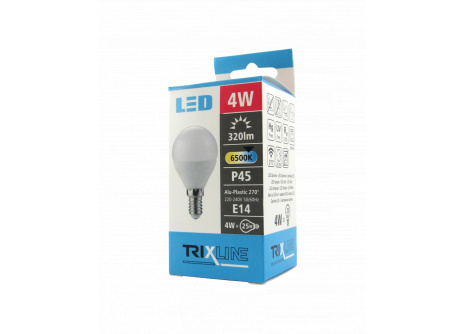 LED žiarovka BC TR 4W E14 P45 studená biela