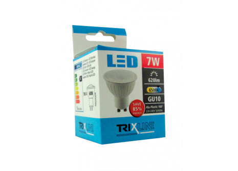 LED žiarovka BC TR 7W GU10 studená biela