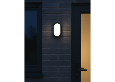 LED stropné svietidlo Q-51A 8W 720lm 4200K IP64 - čierne QTEC