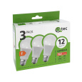 LED žiarovky 12W/1104lm/A60/E27 neutrálna biela 3 PACK Qtec LED žiarovky 12W/1104lm/A60/E27 neutrálna biela 3 PACK Qtec