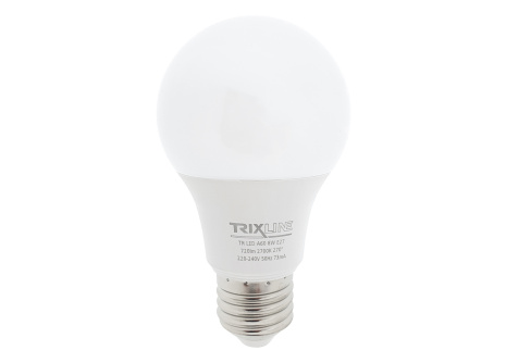 LED žiarovka Trixline 8W 720lm E27 A60 teplá biela