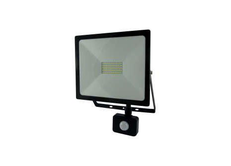 Trixline LED reflektor s pohybovým senzorom 50W neutrálna biela
