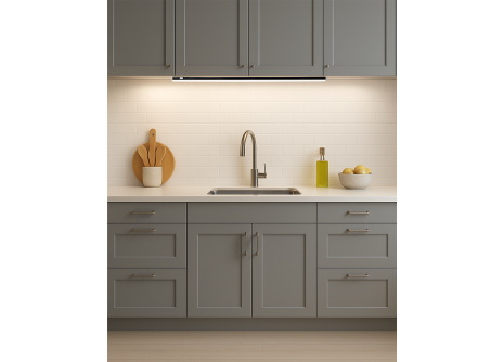 Q-64AB 14W / 1260lm / 4200K T5 podlinkové svetlo s vypínačom a konektorom - čierne QTEC 90cm