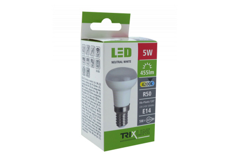 LED žiarovka BC TR 5W E14 R50 neutrálna biela