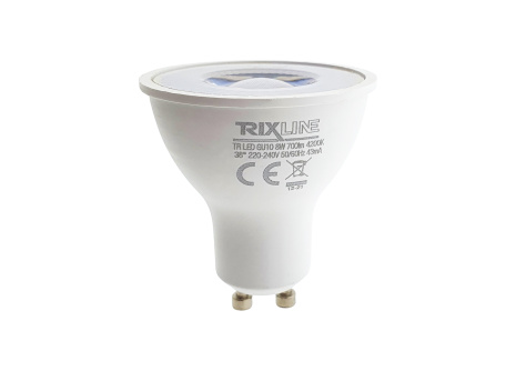 LED žiarovka Trixline 8W GU10 700lm neutrálna biela