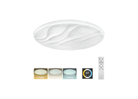 LED stropné svietidlo TR-607C - LIKA 60W 5700lm ø58cm CCT + ovládač Trixline
