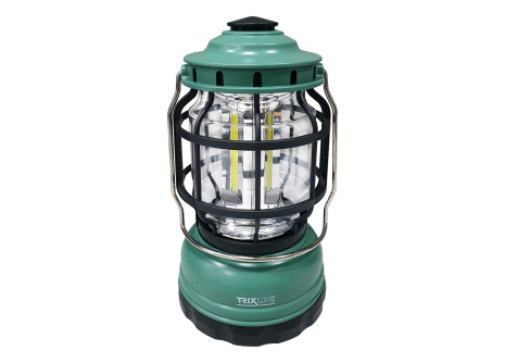 LED COB 3x3W outdoorové svietidlo na batérie TR-218R TRIXLINE zelená