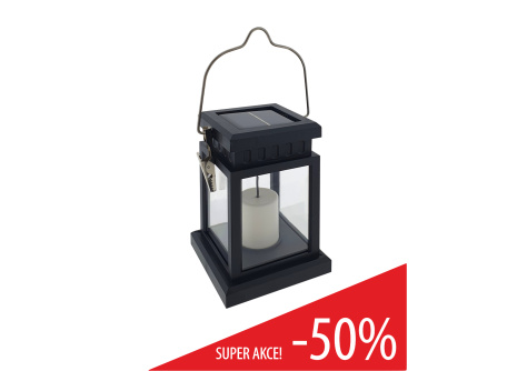 Solárny závesný lampáš s efektom sviečky TR 383S Trixline
