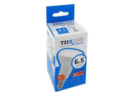 LED žiarovka Trixline 6,5 W 611lm E14 R50 studená biela