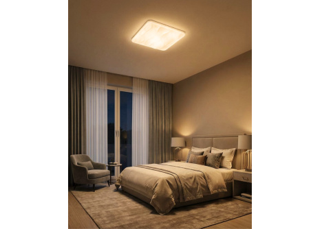 LED stropné svietidlo TR-610S - NERIS 60W 5700lm 53x53cm CCT + ovládač Trixline