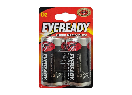 Batéria EVEREADY D-R20 1,5V zinkochloridová 2ks Energizer