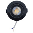 Bodové LED svetlo 7W - kruhové TR 425 / 9666 Čierna TRIXLINE