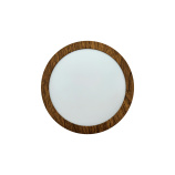 TR-153 LED panel 12W 1008lm 4200K dekor drevo - kruhový prisadený Trixline
