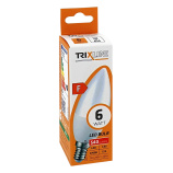LED žiarovka Trixline 6W 540lm E14 C35 teplá biela