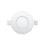 LED panel Qtec Q-218C 3W, kruhový vstavaný 6500K