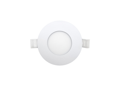 LED panel Qtec Q-218C 3W, kruhový vstavaný 6500K