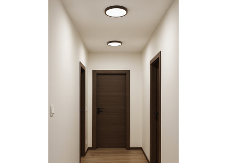 LED stropné 3CCT svietidlo TR-73S - 18W 1850lm ø23x2,5cm Trixline