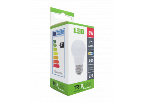 LED žiarovka BC TR 8W E27 A50 neutrálna biela