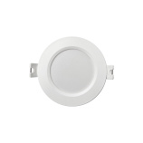 Q-100P LED panel 3W 330lm 4000K biely - kruhový vstavaný Qtec