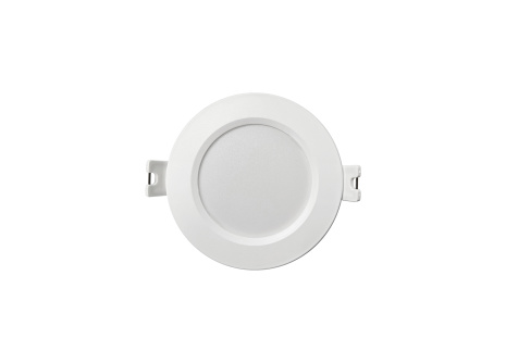 Q-100P LED panel 3W 330lm 4000K biely - kruhový vstavaný Qtec