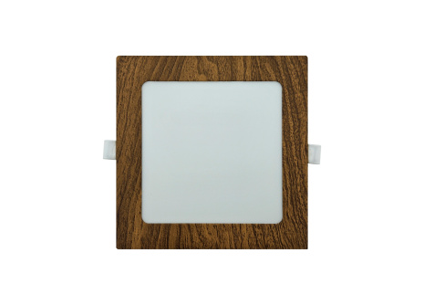 TR-150 LED panel 12W 1008lm 4200K dekor drevo - štvorcový vstavaný Trixline