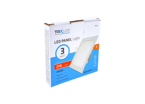 Podhľadové LED svietidlo TRIXLINE – hranaté 3W