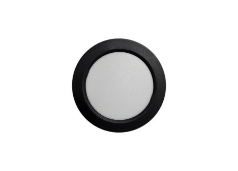 Q-54M LED panel 6W 660lm 4000K čierny - kruhový prisadený Qtec