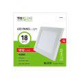 Podhľadové LED svietidlo TRIXLINE – prisadené štvorcové 18W neutrálna biela