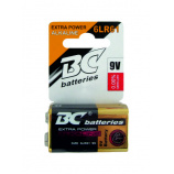 BC batteries Extra power alkalická batéria 9V 6LR61