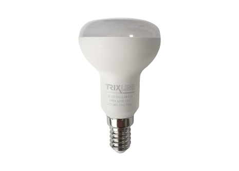 LED žiarovka Trixline 6,5 W 598lm E14 R50 neutrálna biela