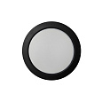 Q-61M LED panel 12W 1200lm 4000K čierny - kruhový prisadený Qtec