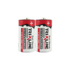 Zinkochloridový malý 1,5V monočlánok BC R14/2P TRIXLINE Extra power