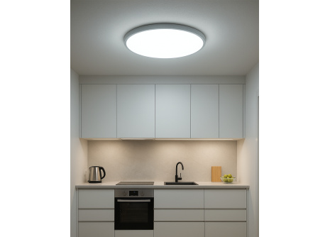 LED stropné 3CCT svietidlo TR-82S - 40W 4300lm ø50x2,7cm Trixline