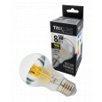 LED žiarovka Trixline DECOR MIRROR A60, 8W E27 SILVER
