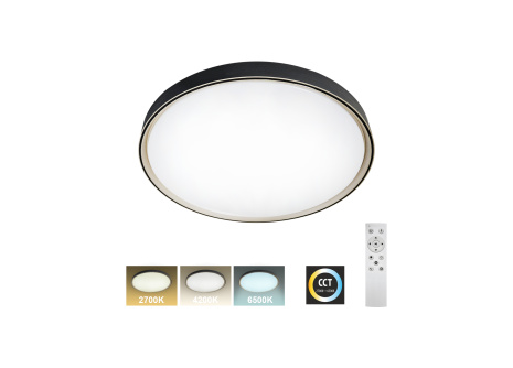 LED stropné svietidlo TR-617C - EBRO 36W 3420lm ø50cm CCT + ovládač Trixline
