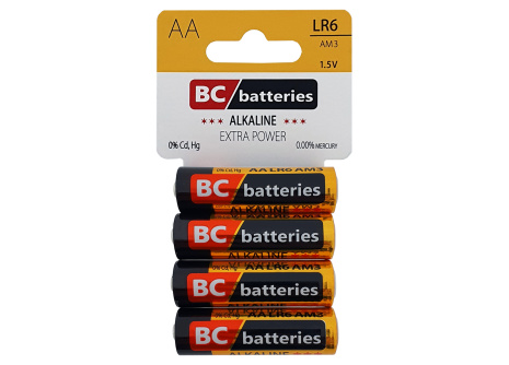BC LR6  Extra Power Alkalická AA / 4ks BLISTR