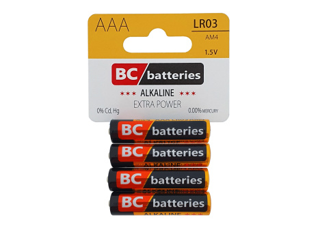 BC LR03 Extra Power Alkalická AAA / 4ks BLISTER