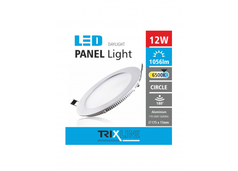 Podhľadové LED svietidlo TRIXLINE – okrúhle 12W