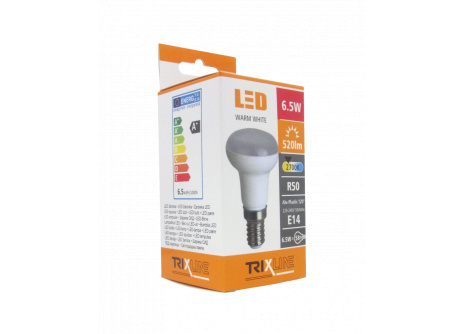 LED žiarovka TRIXLINE 6,5W E14 R50 teplá biela