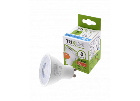 LED žiarovka Trixline 8W GU10 700lm neutrálna biela