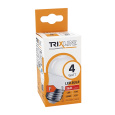LED žiarovka Trixline 4W 360lm E27 G45 teplá biela