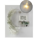 Vianočná LED reťaz Trixline teplá biela