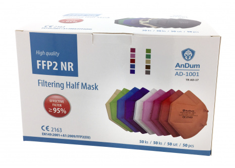 Respirátor FFP2 AD-1001 farebné