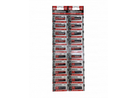 BC batteries Extra Power zinkochloridová AAA mikrotužková batéria 1,5 V R03 BLISTR