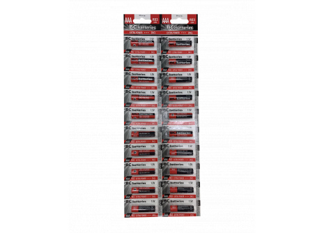 BC batteries Extra Power zinkochloridová AAA mikrotužková batéria 1,5 V R03 BLISTR