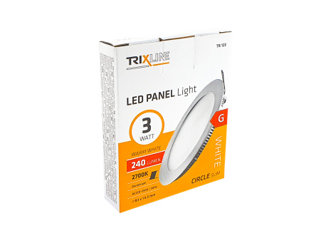 Podhľadové LED svietidlo TRIXLINE – okrúhle 3W