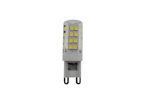 LED žiarovka 4W 360lm G9 6500K studená biela Trixline