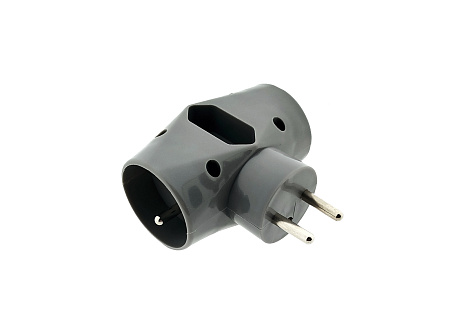 QTEC Q-415F Rozbočovacia zásuvka 2x2P+PE/1x2P